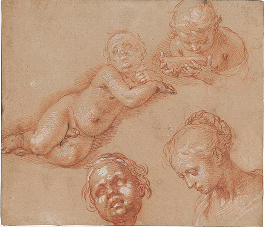Studies of an Infant and a Woman