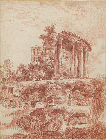Der Tempel der Vesta in Tivoli