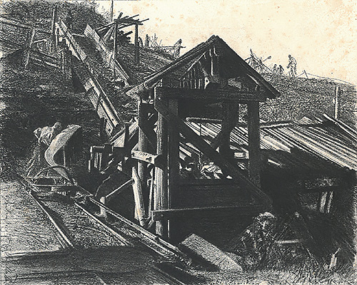 Little mine in Scheibenberg
