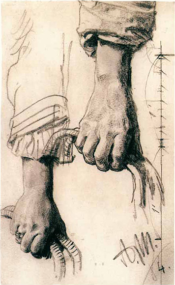 Two Studies of a right Hand