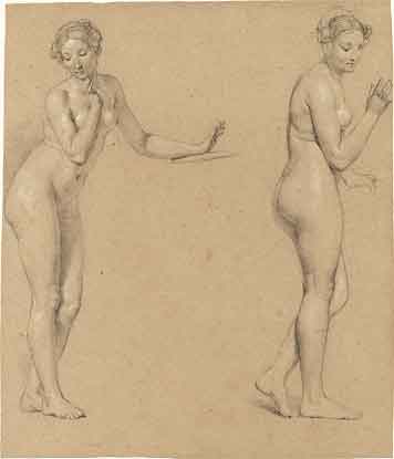 Two studies of a female Nude