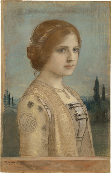A Girl in historic Costume