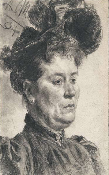 Portrait of a lady in a hat