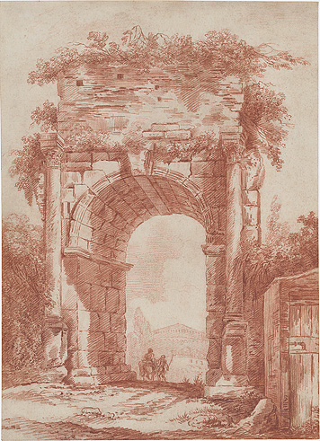 The Arch of Drusus in Rome
