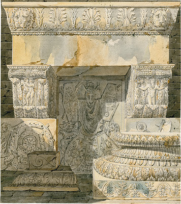 Antike Architekturfragmente