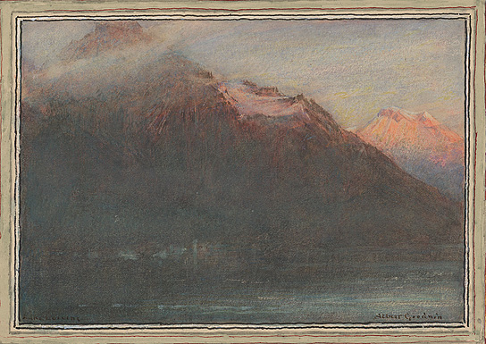 Sunset at the Lake Lucerne