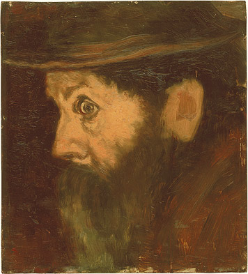 Bearded Man in profile