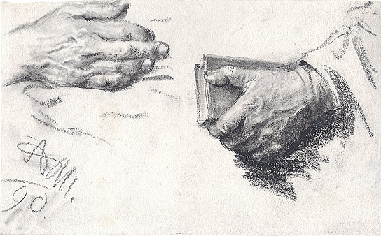 Study of a Right and a Left Hand